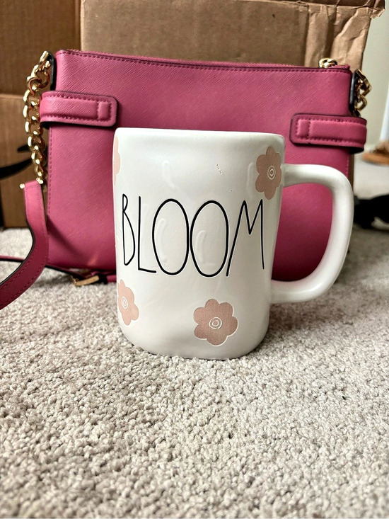 Rae Dunn Other - Rae Dunn Bloom Floral Mug in White & Pink Like New